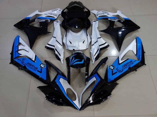 2009-2014 Alien Bleu & Blanc S1000RR Carénage 2009-2014 Alien Bleu & Blanc S1000RR Carénage