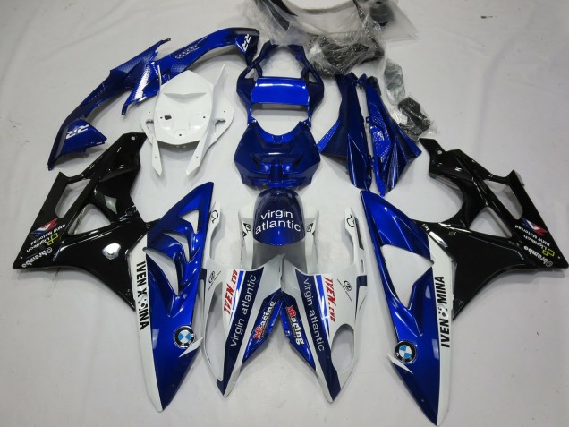 2009-2014 Alien Bleu & Blanc S1000RR Carénage 2009-2014 Alien Bleu & Blanc S1000RR Carénage