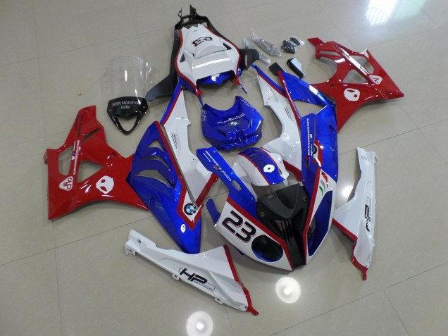 2009-2014 Alien Bleu & Blanc S1000RR Carénage 2009-2014 Alien Bleu & Blanc S1000RR Carénage