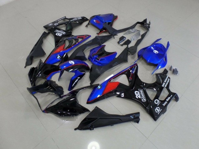 2009-2014 Alien Bleu & Blanc S1000RR Carénage