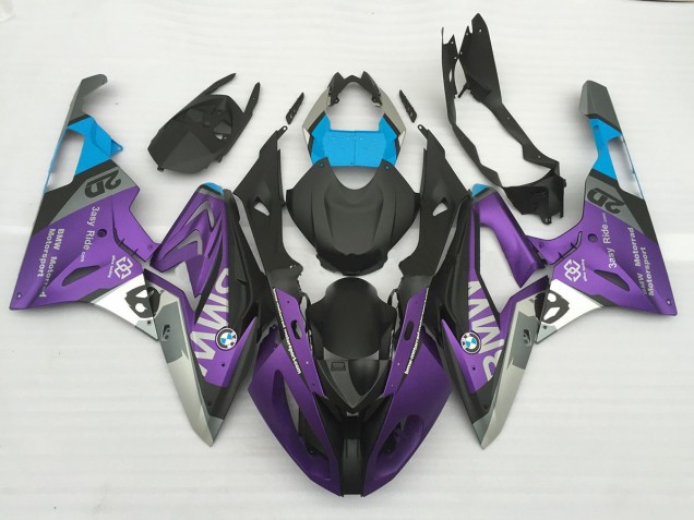 2009-2014 Alien Bleu & Blanc S1000RR Carénage 2009-2014 Alien Bleu & Blanc S1000RR Carénage