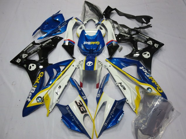 2009-2014 Alien Bleu & Blanc S1000RR Carénage 2009-2014 Alien Bleu & Blanc S1000RR Carénage