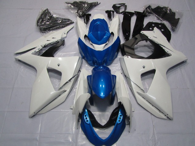 2009-2016 Blanc & Bleu GSXR 1000 Carénage 2009-2016 Blanc & Bleu GSXR 1000 Carénage