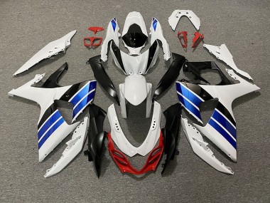 2009-2016 Blanc Brillant Bleu Noir & Rouge GSXR 1000 Carénage