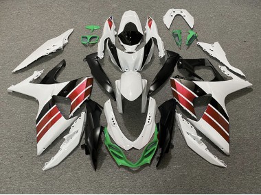 2009-2016 Blanc Brillant Rouge Noir & Vert GSXR 1000 Carénage