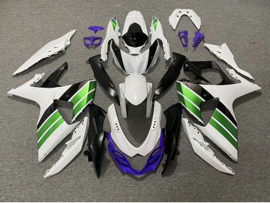 2009-2016 Blanc Brillant Vert Noir & Violet GSXR 1000 Carénage