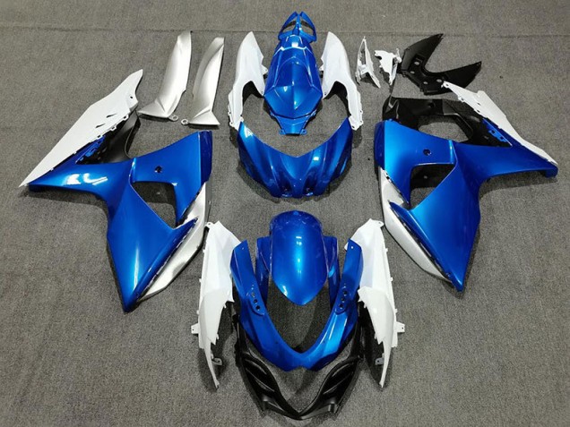 2009-2016 Bleu Blanc & Argent GSXR 1000 Carénage 2009-2016 Bleu Blanc & Argent GSXR 1000 Carénage