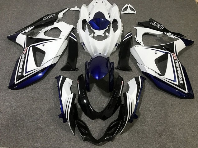2009-2016 Bleu Noir & Blanc GSXR 1000 Carénage 2009-2016 Bleu Noir & Blanc GSXR 1000 Carénage