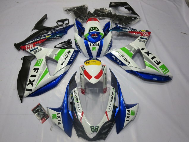 2009-2016 Fixi GSXR 1000 Carénage 2009-2016 Fixi GSXR 1000 Carénage