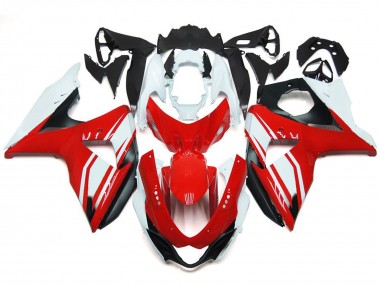 2009-2016 Rouge Brillant Avec Style Noir GSXR 1000 Carénage