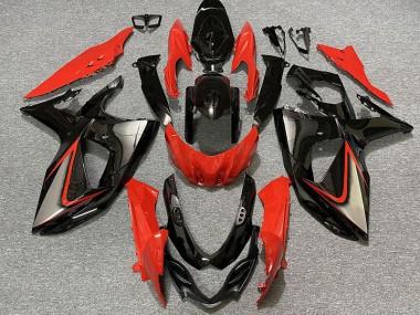 2009-2016 Rouge Brillant & Noir GSXR 1000 Carénage