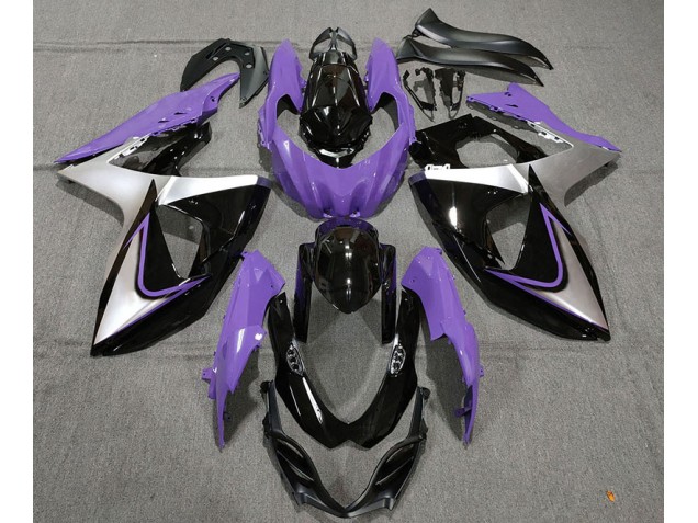 2009-2016 Violet Argent & Noir GSXR 1000 Carénage 2009-2016 Violet Argent & Noir GSXR 1000 Carénage
