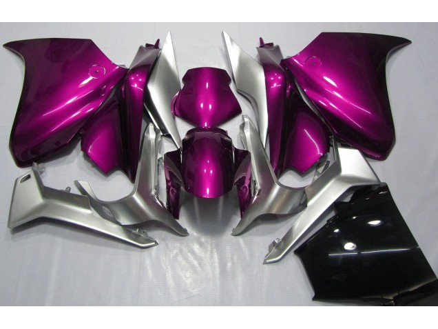 2010-2013 Rose Foncé & Argent VFR1200 Carénage 2010-2013 Rose Foncé & Argent VFR1200 Carénage