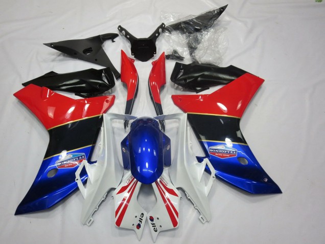 2011-2012 Rayure Dorée Tricolore CBR600F Carénage