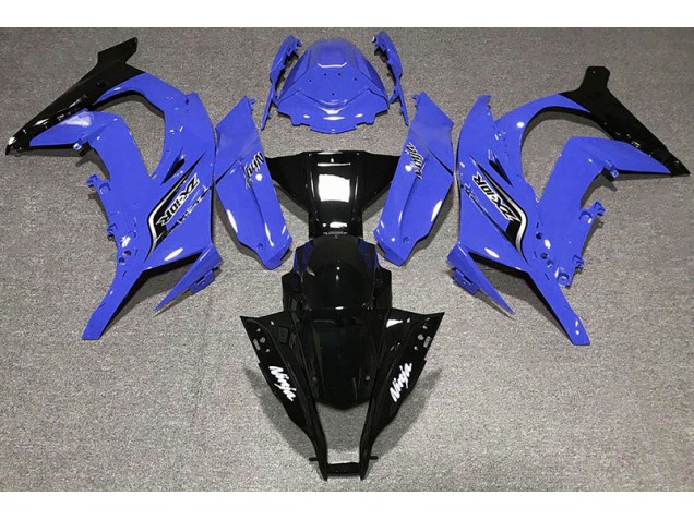 2011-2015 Bleu Brillant & Logos ZX10R Carénage 2011-2015 Bleu Brillant & Logos ZX10R Carénage
