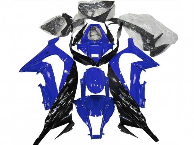 2011-2015 Bleu Brillant & Noir ZX10R Carénage 2011-2015 Bleu Brillant & Noir ZX10R Carénage