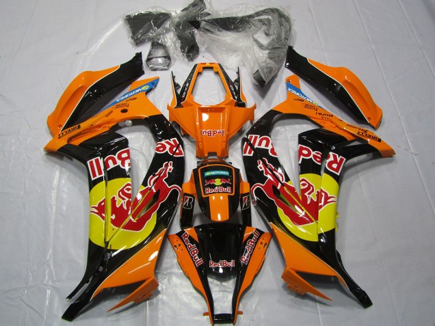 2011-2015 Orange Rouge Taureau ZX10R Carénage 2011-2015 Orange Rouge Taureau ZX10R Carénage
