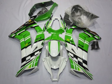2011-2015 Vert Blanc Noir ZX10R Carénage