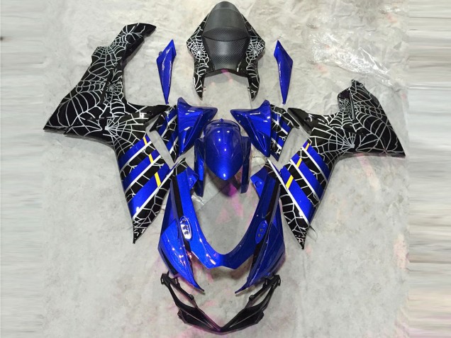 2011-2024 Araignée Bleue Brillante GSXR 600-750 Carénage 2011-2024 Araignée Bleue Brillante GSXR 600-750 Carénage