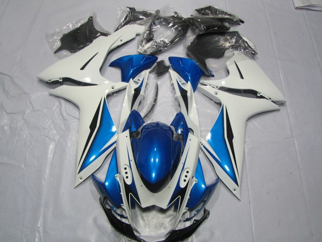 2011-2024 Bleu Clair & Blanc GSXR 600-750 Carénage 2011-2024 Bleu Clair & Blanc GSXR 600-750 Carénage