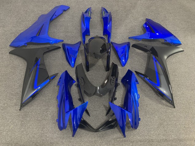 2011-2024 Bleu Noir & Gris GSXR 600-750 Carénage 2011-2024 Bleu Noir & Gris GSXR 600-750 Carénage