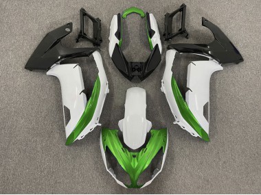 2012-2016 Blanc Brillant & Vert Ninja 650R Carénage