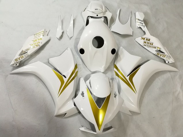 2012-2016 Blanc & Or CBR1000RR Carénage 2012-2016 Blanc & Or CBR1000RR Carénage