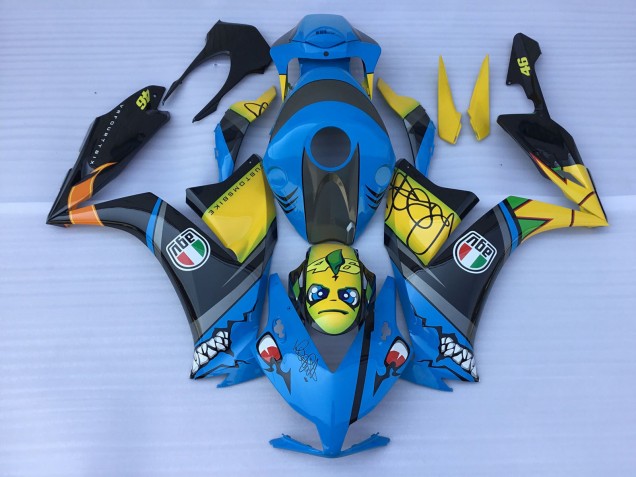2012-2016 Dents De Requin Bleu CBR1000RR Carénage 2012-2016 Dents De Requin Bleu CBR1000RR Carénage