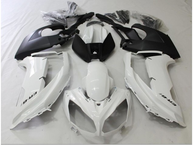 2012-2016 Noir & Blanc Ninja 650R Carénage 2012-2016 Noir & Blanc Ninja 650R Carénage
