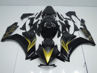 2012-2016 Noir & Or CBR1000RR Carénage