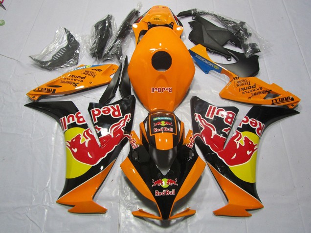 2012-2016 Orange Rouge Taureau CBR1000RR Carénage 2012-2016 Orange Rouge Taureau CBR1000RR Carénage