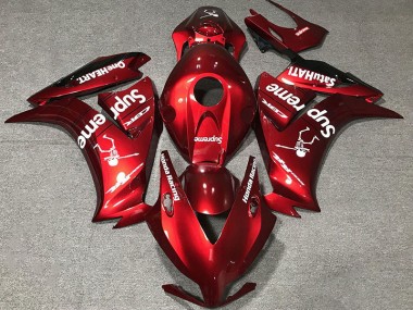 2012-2016 Rouge Foncé Personnalisé CBR1000RR Carénage