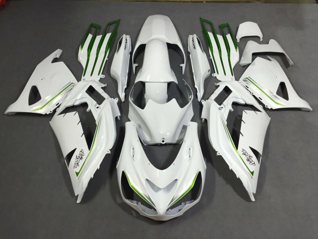 2012-2021 Blanc Perle Personnalisé ZX14R Carénage 2012-2021 Blanc Perle Personnalisé ZX14R Carénage