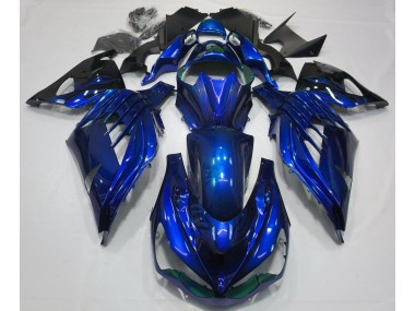 2012-2021 Bleu Océan Brillant ZX14R Carénage