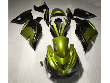 2012-2021 Jaune Brillant & Noir ZX14R Carénage