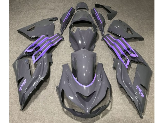 2012-2021 Nardo Gris & Violet ZX14R Carénage 2012-2021 Nardo Gris & Violet ZX14R Carénage