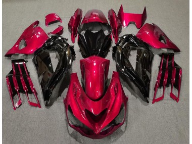 2012-2021 Rouge Brillant & Noir ZX14R Carénage