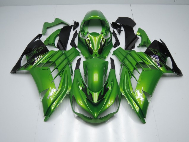 2012-2021 Vert Flamme ZX14R Carénage 2012-2021 Vert Flamme ZX14R Carénage