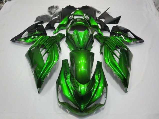 2012-2021 Vert Noir ZX14R Carénage 2012-2021 Vert Noir ZX14R Carénage