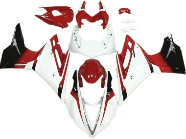 2013-2016 Blanc & Rouge Daytona 675 Carénage