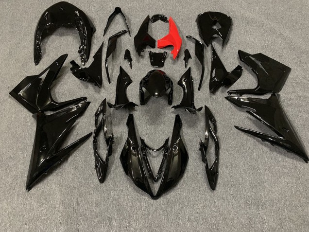 2013-2016 Noir Brillant Daytona 675 Carénage 2013-2016 Noir Brillant Daytona 675 Carénage