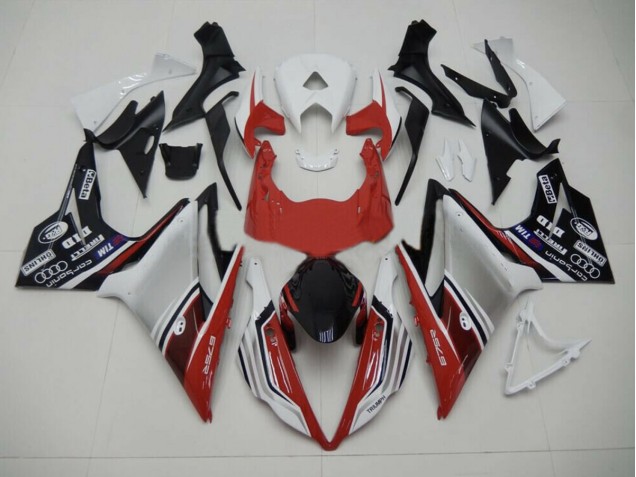 2013-2016 Style Rouge Blanc & Noir Daytona 675 Carénage 2013-2016 Style Rouge Blanc & Noir Daytona 675 Carénage