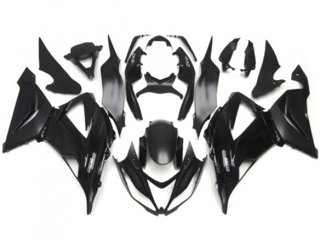 2013-2018 Autocollants Lisses Unis Noir Brillant/Mat ZX6R Carénage 2013-2018 Autocollants Lisses Unis Noir Brillant/Mat ZX6R Carénage