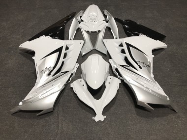 2013-2018 Blanc Brillant & Argent Ninja 300 Carénage