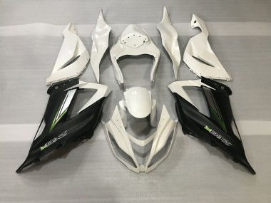 2013-2018 Blanc Cristal & Noir Satiné ZX6R Carénage