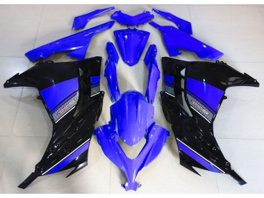 2013-2018 Bleu Nuit & Noir Ninja 300 Carénage