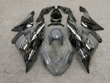 2013-2018 Gris Brillant & Noir ZX6R Carénage