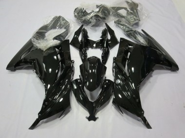 2013-2018 Noir Brillant Ninja 300 Carénage