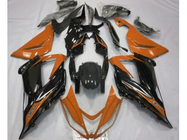 2013-2018 Noir & Orange ZX6R Carénage