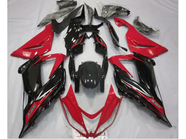 2013-2018 Noir & Rouge ZX6R Carénage 2013-2018 Noir & Rouge ZX6R Carénage